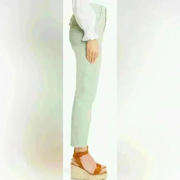 Veronica Beard Arya Cargo Pants Women’s Size 27/4 Light Sage Green Button Fly - Picture 5 of 17